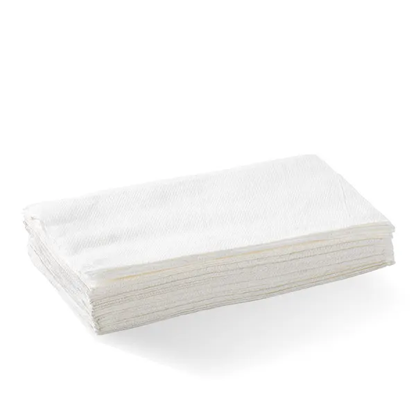 Single Saver 2-Ply Quilted White BioDispenser Napkin
