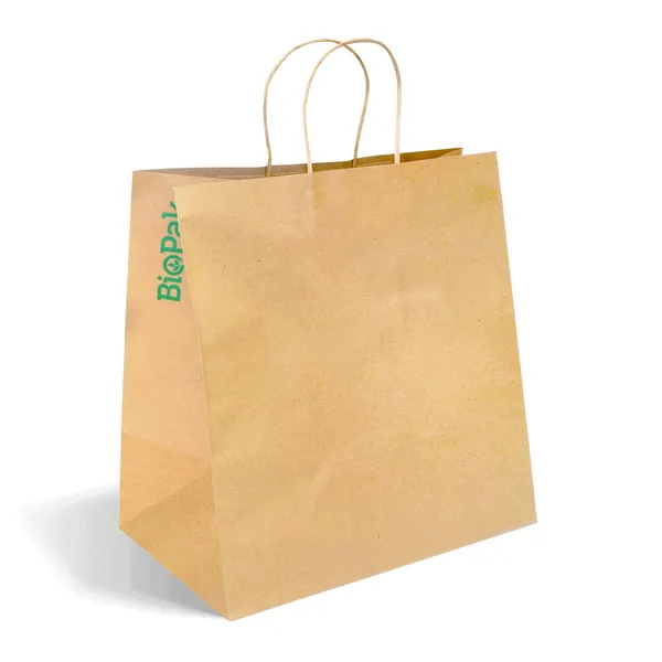 Jumbo Twist Handle Kraft Paper Bags 355x220x370mm 