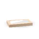 Extra Small BioBoard Catering Tray PLA Window Lid 