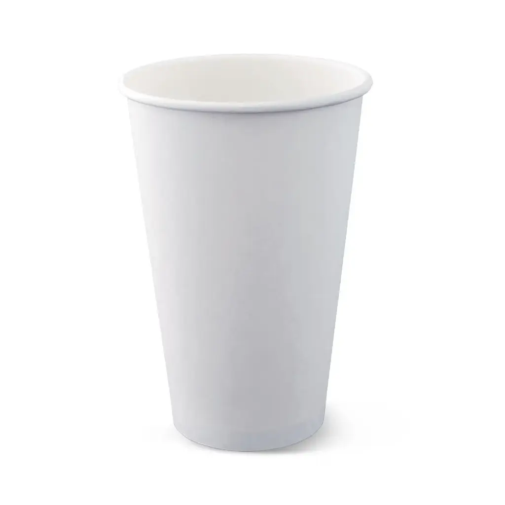 12oz Skinny (80 MM) Single Wall White Cup