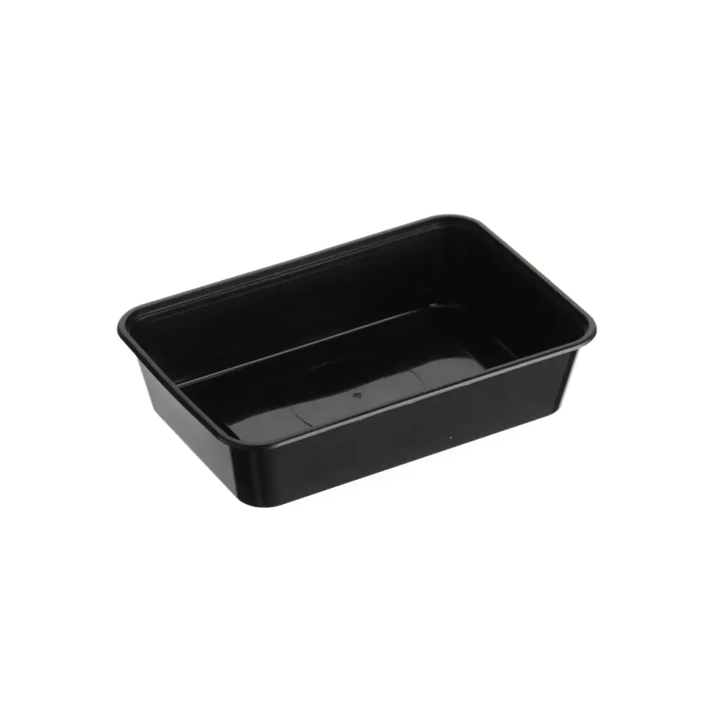 BLACK* 500ml Rect. Container