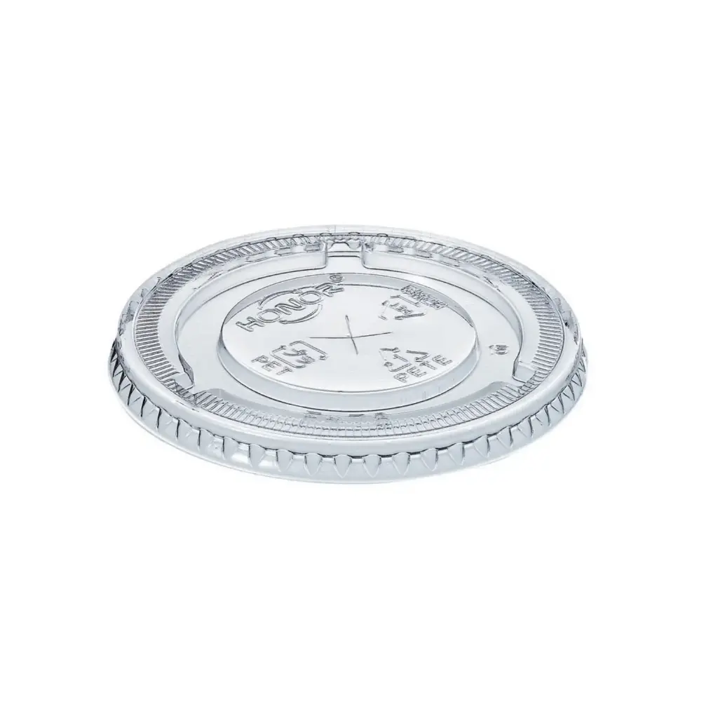 Small PET Cup Flat Lids