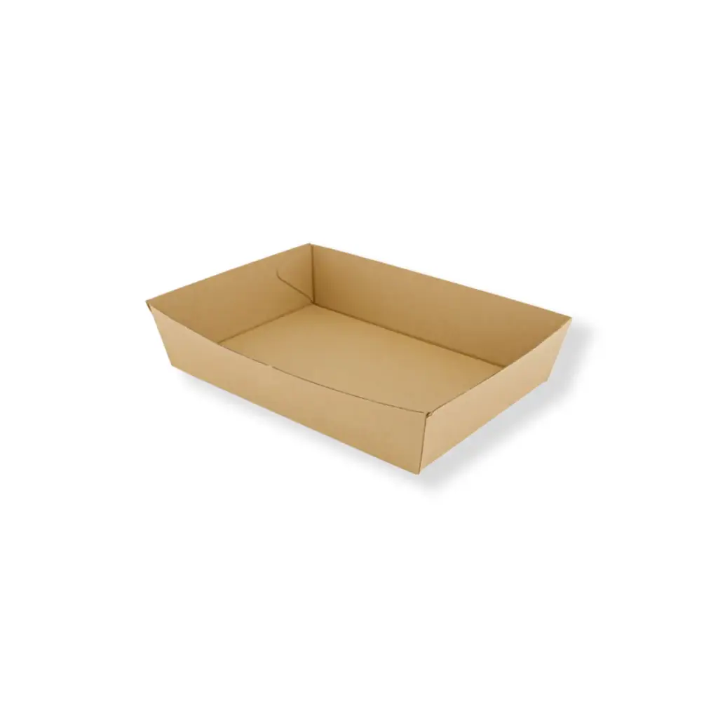 Brown Tray 5 (255x179x58) Carton of 100