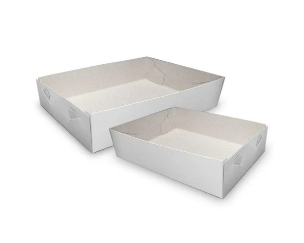 White Fold Up Cake Trays #19 - 135x135x40