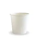4oz (63mm) White Single Wall BioCup