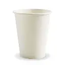 8oz (80mm) White Single Wall BioCup