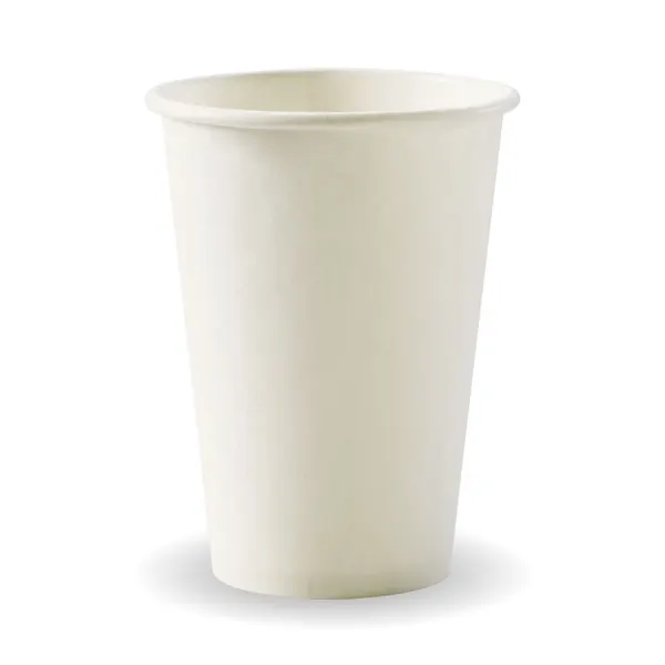 10oz (80mm) White Single Wall BioCup