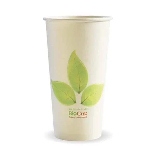 20oz (90mm) Leaf Single Wall BioCup