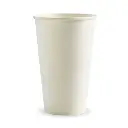 16oz (90mm) White Single Wall BioCup