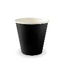 8oz (90mm) Black Single Wall BioCup