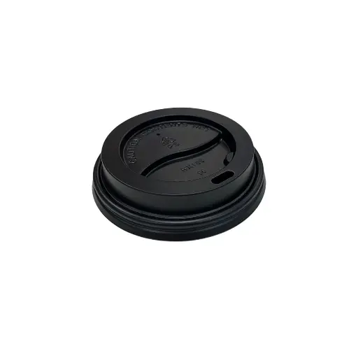 [8TLPB] 8oz Travel Lid Black (80mm)