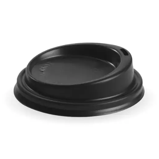 [BCL-8B] 6/8oz (80mm) Small Black PS BioCup Lid
