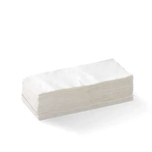 [L-LN1/8-2PW] 2-Ply 1/8 Fold White Lunch BioNapkin