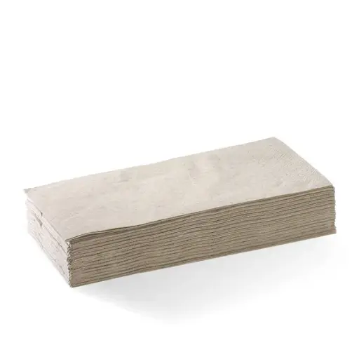 [L-DN1/8-N] 2-Ply 1/8 Fold Natural Dinner BioNapkin
