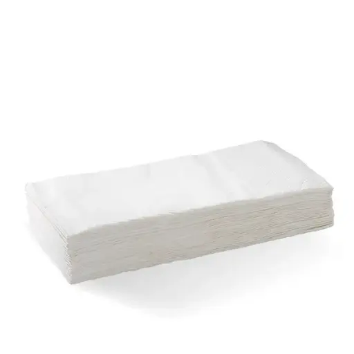 [L-DN1/8-W] 2-Ply 1/8 Fold White Dinner BioNapkin