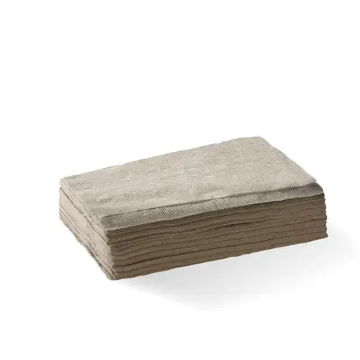 [L-TDN-N] E-Fold Tall 1-Ply Natural Dispenser BioNapkin