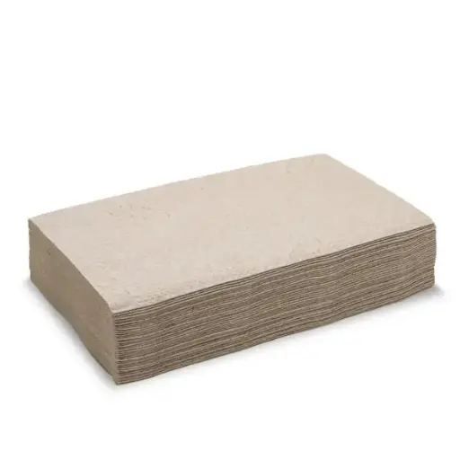 [L-SSDN-V2-N] Single Saver 2-Ply Quilted Natural BioDispenser Napkin