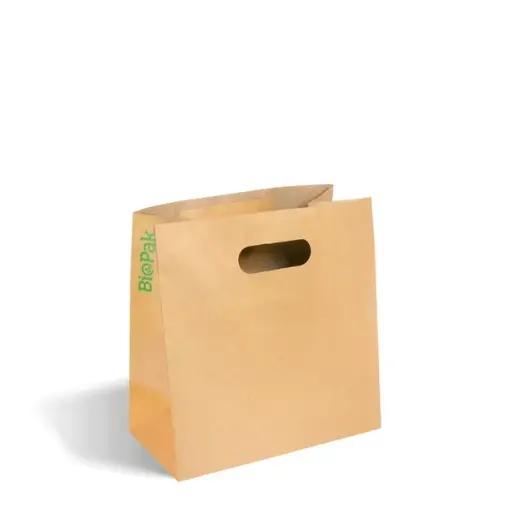 [BAG-TA-D-SMALL] 270x145x280mm Small Die Cut Handle Kraft Paper Bags