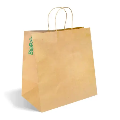 [BAG-TA-T-JUMBO] Jumbo Twist Handle Kraft Paper Bags 355x220x370mm 