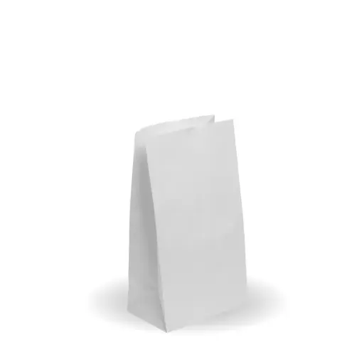 [BAG-SOS-6-W] #6 SOS White Paper Bag