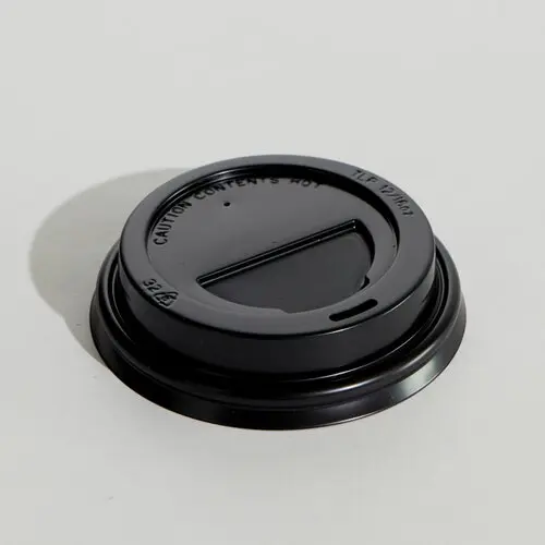 [12TLPB] 12oz Travel Lid Black (90MM)
