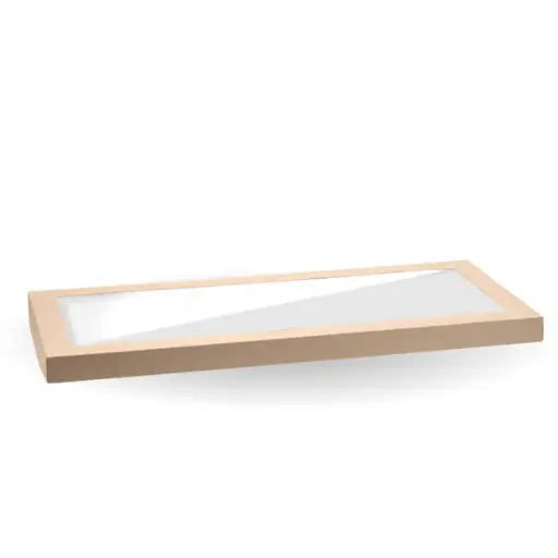 [BB-CBWL-L] Large BioBoard Catering Tray PLA Window Lid