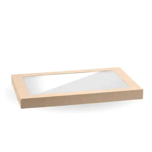 [BB-CBWL-M] Medium BioBoard Catering Tray PLA Window Lid