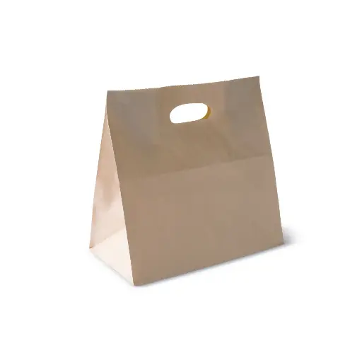 [DBAG] D BAG D-CUT BROWN PLAIN 280x280x150