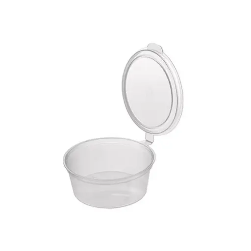 [35MLSAUCE] 35ML SAUCE CONTAINER W/HINGED LID