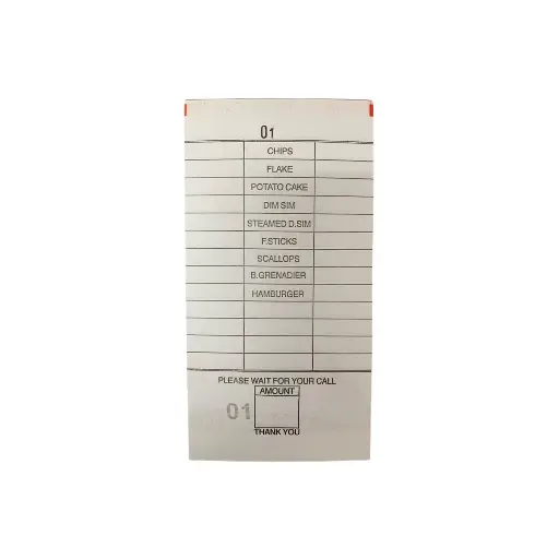 [DBFISH&CHIP] FISH & CHIP Printed Docket Book