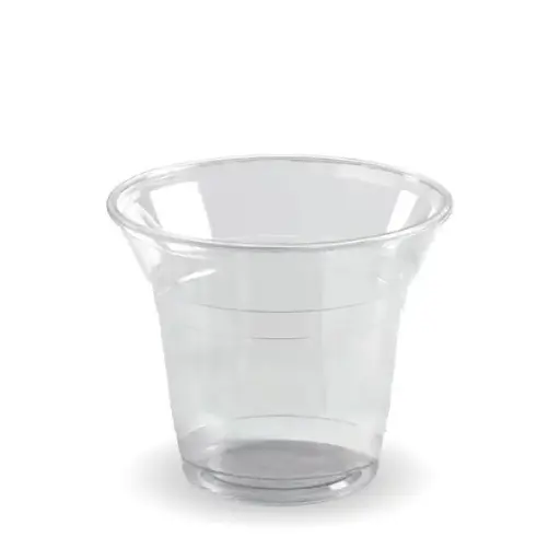[R-300Y-C] 300ml Clear Unbranded BioCup