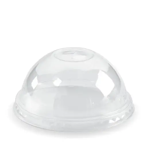 [C-96D(X)] 300-700ml Dome X-Slot Lid Clear BioCup Lid