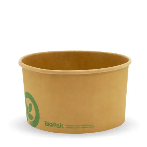[BB-BL-LARGE] 1,000ml Large Kraft BioBowl