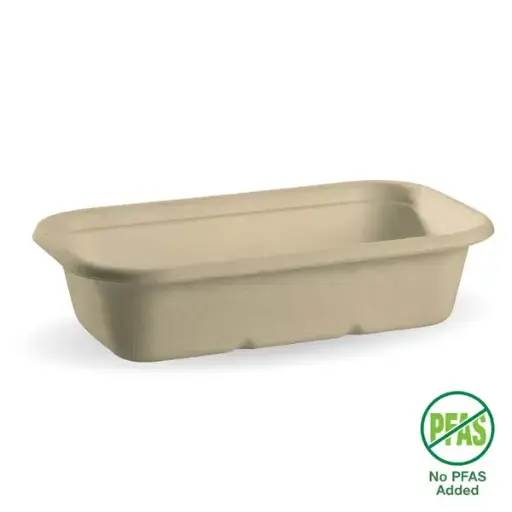 [B-LB-1000-N-PF] 1,000ml Natural Plant Fibre Takeaway Base