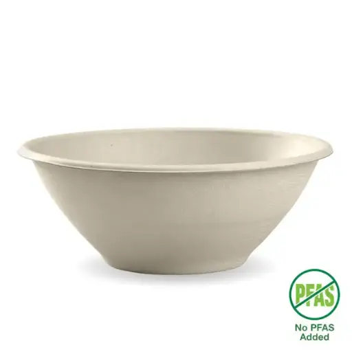 [B-BL-40-N-PF] 40oz Natural Plant Fibre BioBowl