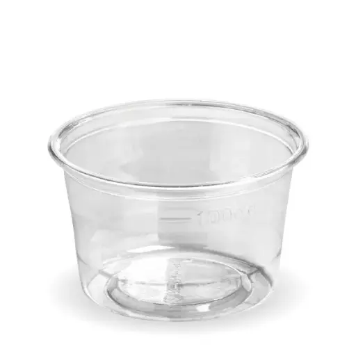 [R-140] 140ml Clear Sauce BioCup