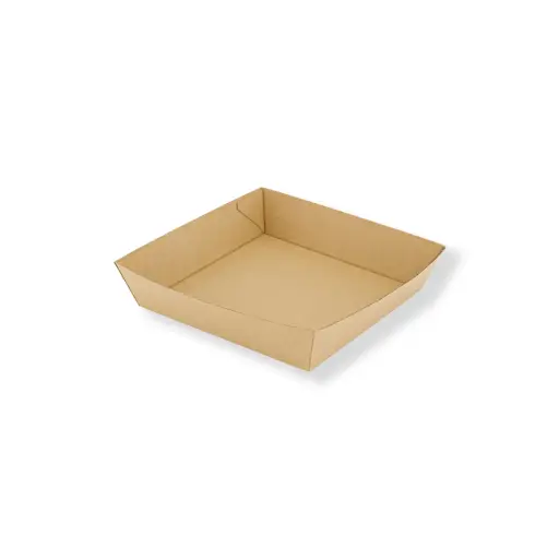 [KT2] Brown Tray 2 (178x178x45) Carton of 240