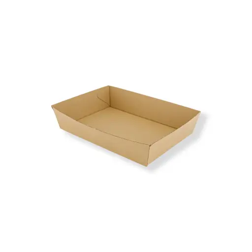 [KT5] Brown Tray 5 (255x179x58) Carton of 100