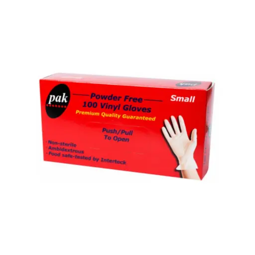[GLOVSPF] Small Clear Vinyl Gloves - Powder-Free