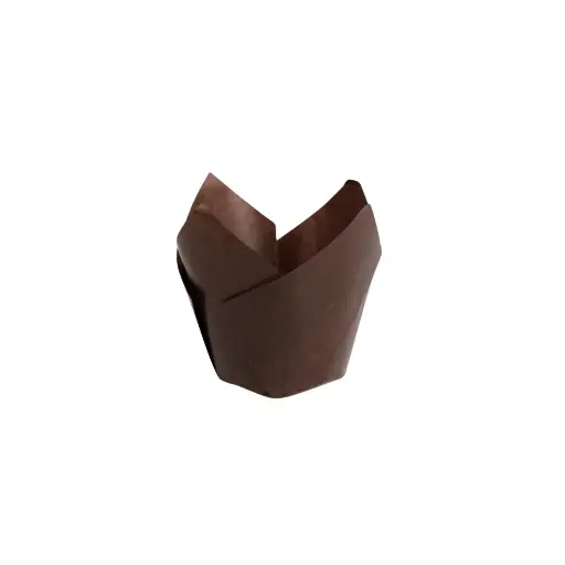 [P60RX165BRN] Muffin Parchment Brown
