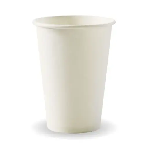 [BC-10W] 10oz (80mm) White Single Wall BioCup
