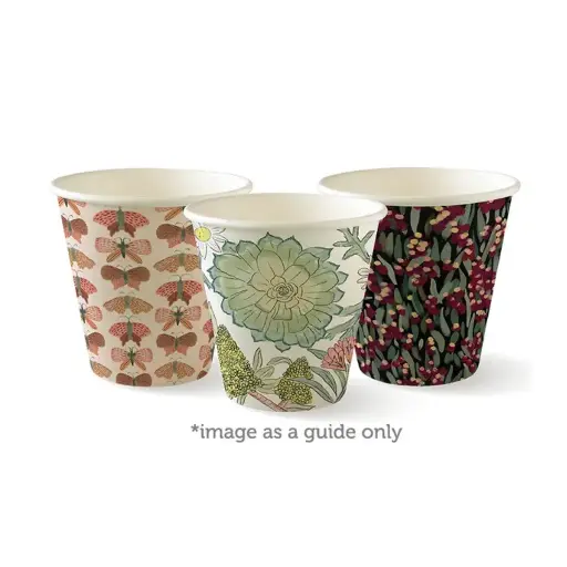 [BC-8(90)-ART SERIES] 8oz (90mm) Art Series Single Wall BioCup