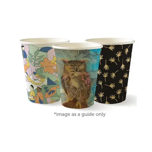 [BC-12-ART SERIES] 12oz (90mm) Art Series Single Wall BioCup
