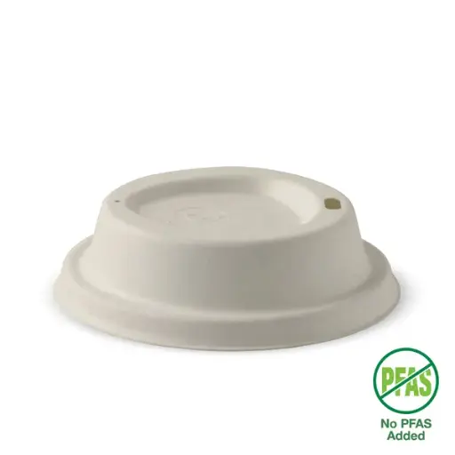 [BCL-12PULP-N] 12/16oz (90mm) Large Natural Plant Fibre BioCup Lid