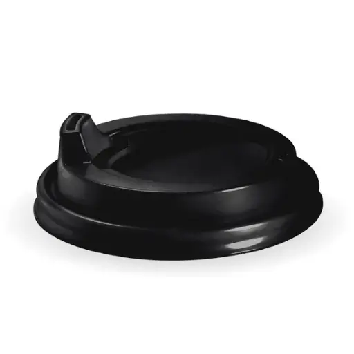 [BCL-12.16.20B-SIPPER] 12/16oz (90mm) Large Black PS Sipper BioCup Lid