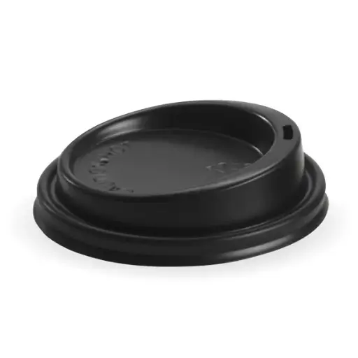[BCL-12.16.20B] 12/16oz (90mm) Large Black PS BioCup Lid